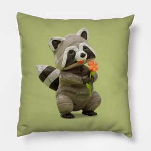 Cute Mapache (Raccoon) Pillow