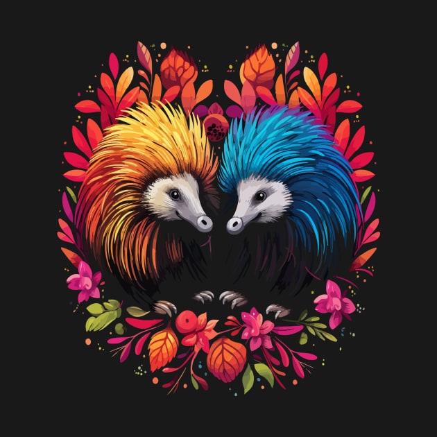 Echidna Couple Valentine by JH Mart