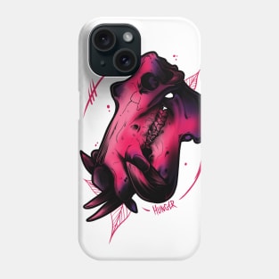 Hungry Hippo Skull Phone Case