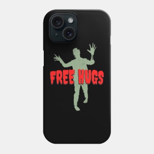 Free Hugs Funny Zombie Halloween Party Phone Case
