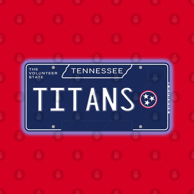 TN License Plate- TITANS by AR100AR