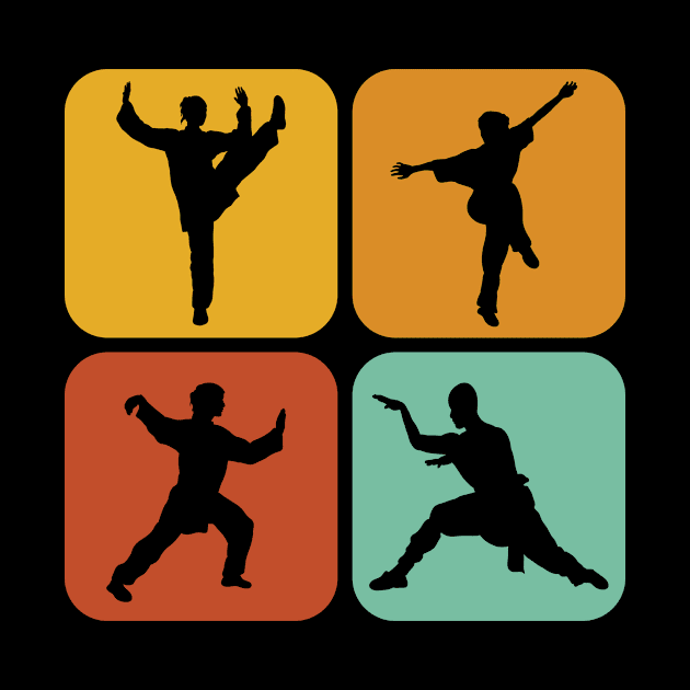 Retro Wushu I Martial Arts I Yin Yang I Qigong I Wushu by Shirtjaeger