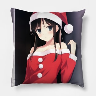 Santa Girl Pillow