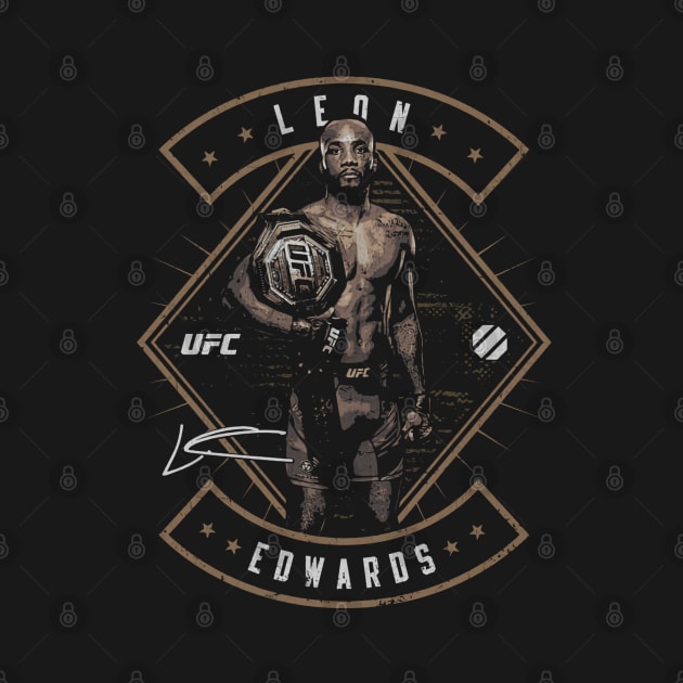 Leon Edwards Champion Pose by ganisfarhan