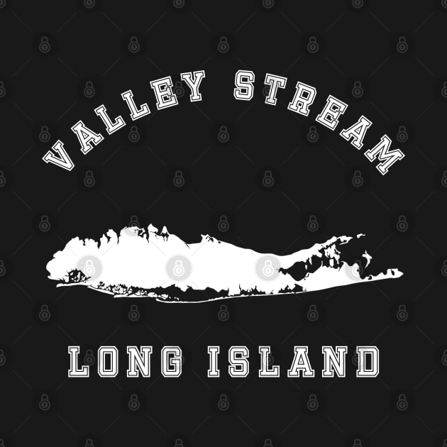 Valley Stream Long Island (Dark Colors) by Proud Town Tees