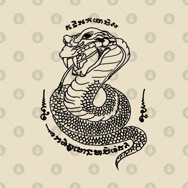Muay Thai Tattoo Snake by KewaleeTee