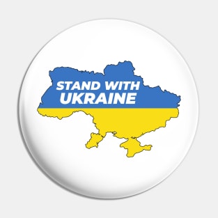 Stand with ukraine Pin