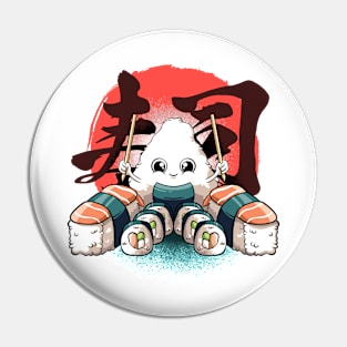 Sushi Kawaii Food Japanese Sushi Chef Lover Anime Sushi Pin