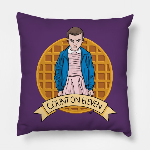 Count On Eleven Pillow by nicklacke