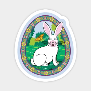 Wild Spring Rabbit Magnet