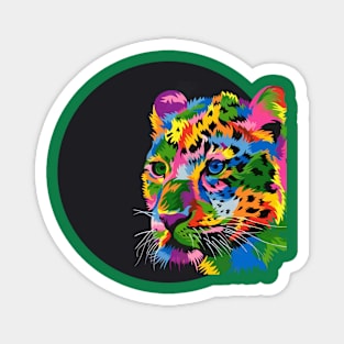 artisticcolorfultiger Magnet