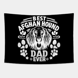 Best Afghan Hound Ever Funny Quote Vintage Dad Lover Tapestry