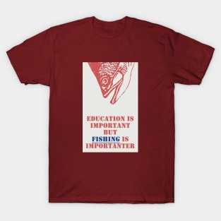 School Is Important But Fishing Is Importanter Fish Vintage Shirt