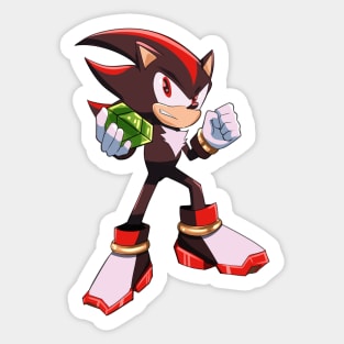 Hedgehog Lovers (Sonic X Shadow) SFW Very Cute Trust Me Sticker