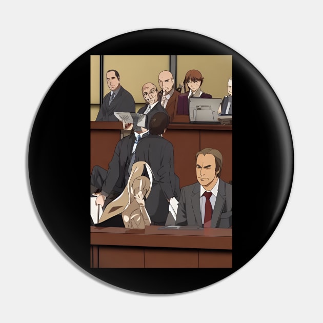 Saul Goodman Anime Pin by ShirtsThatGoHard