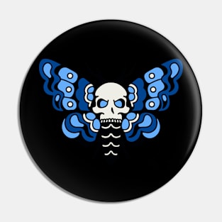 Moth skull Pin