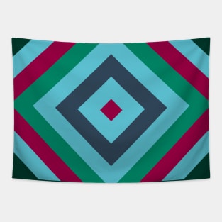 pattern, graphic, illustration, squares Tapestry