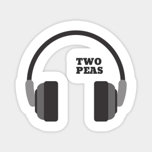 Two Peas Headphones Pocket Magnet