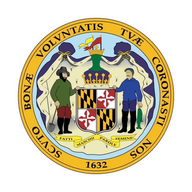 Seal of Maryland by Flags of the World