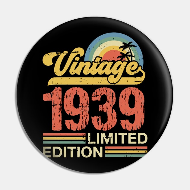 Retro vintage 1939 limited edition Pin by Crafty Pirate 