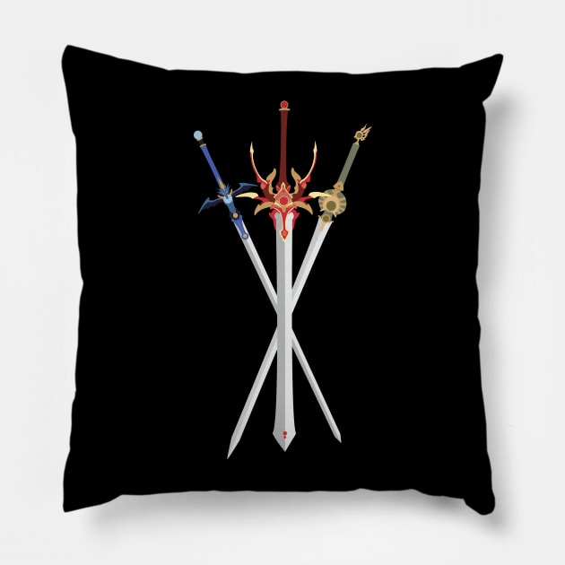 Rayearth Swords Pillow by Lunamis