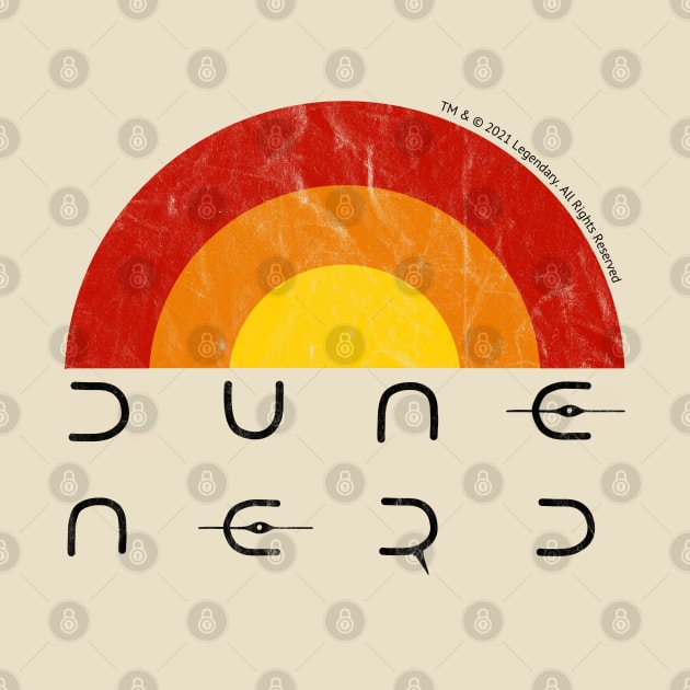 Retro Dune Nerd Sun by Slightly Unhinged