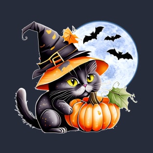 Halloween Cat T-Shirt