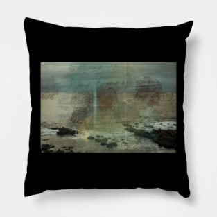 Letter from a stormy sea Pillow