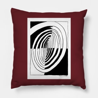 Endless spiral Pillow