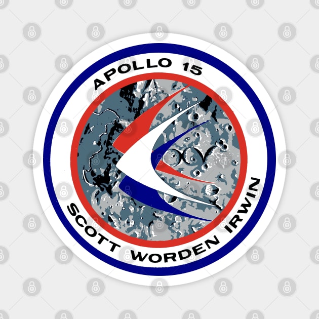 Apollo 15 Magnet by Midcenturydave