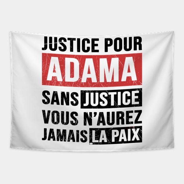 Justice Pour ADAMA Tapestry by CF.LAB.DESIGN