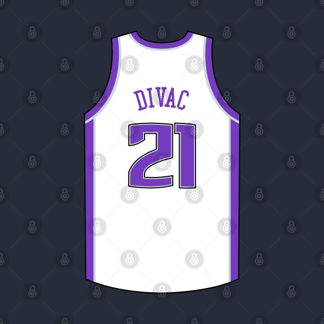 Vlade Divac Sacramento Jersey Qiangy by qiangdade