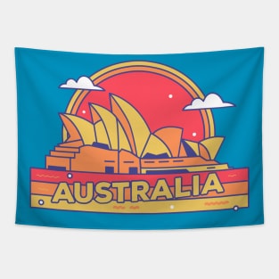 Australia Travel Souvenir Tapestry