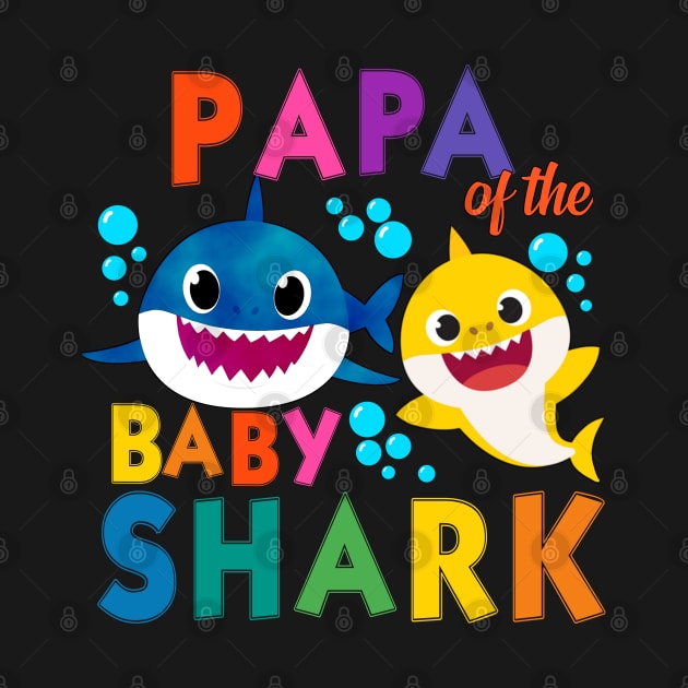 Papa of the baby shark by  Memosh Everything 