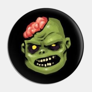 Zombie head Pin