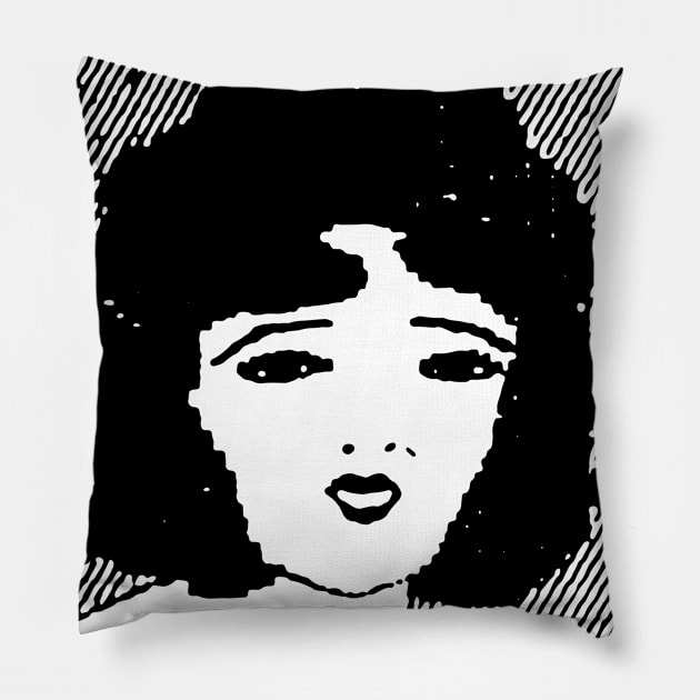 GIRL Pillow by TheCosmicTradingPost