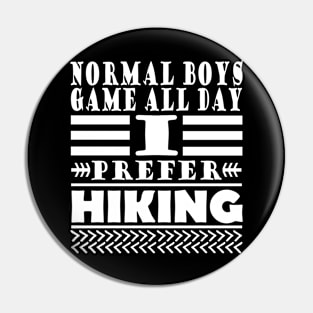 Hiking mountains nature summit hike saying Pin