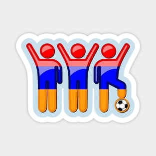 Soccer Players Magnet