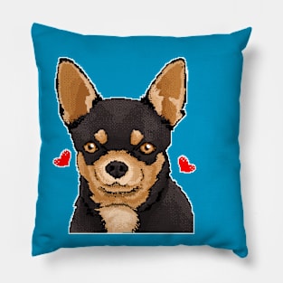 pixel pet collection, chihuahua version Pillow
