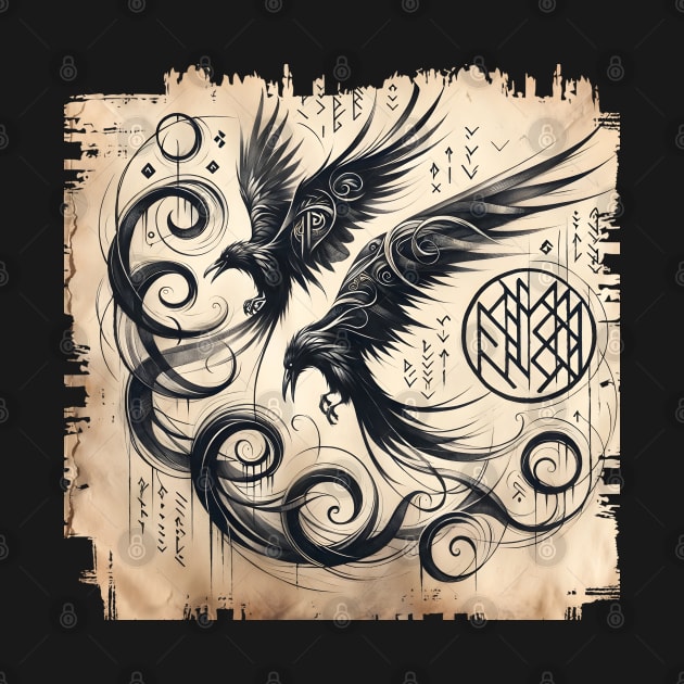 Huginn and Muninn by OddHouse