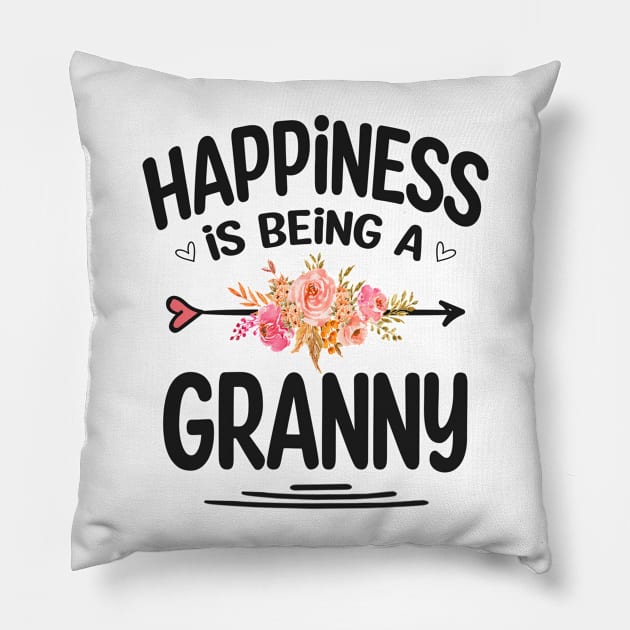 Granny happiness is being a granny Pillow by Bagshaw Gravity