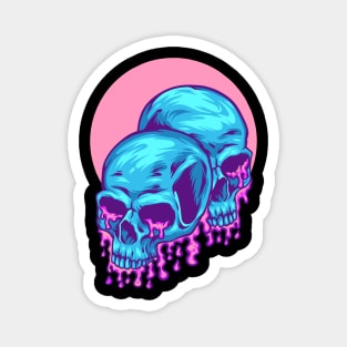 Bubblegum Skulls Magnet