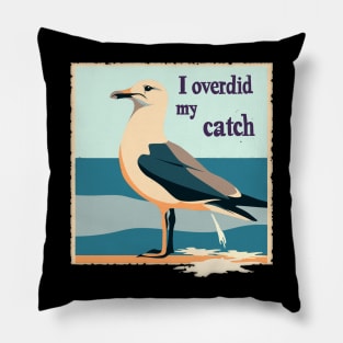 Seagull retro Pillow