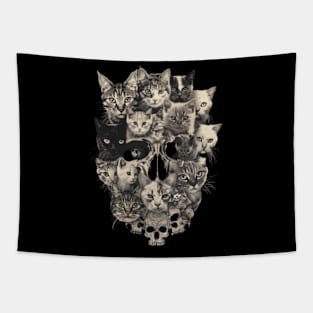 Cat Skull Decor Tapestry