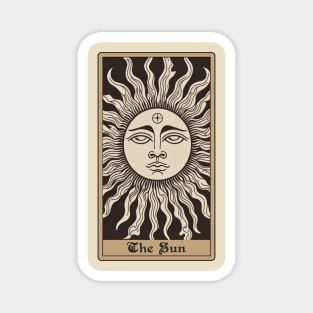 The Sun Tarot Card Magnet