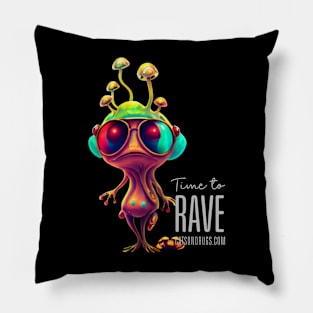 Techno Shirt - Techno Organism - Catsondrugs.com - rave, edm, festival, techno, trippy, music, 90s rave, psychedelic, party, trance, rave music, rave krispies, rave flyer Pillow