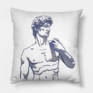 David of Michelangelo Pillow