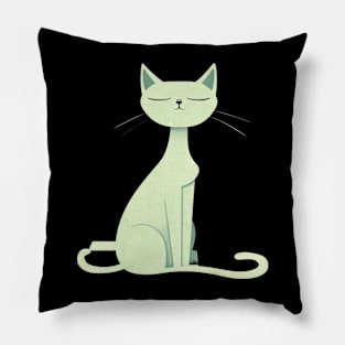 Mid-Century Modern CAT Baths Pillow