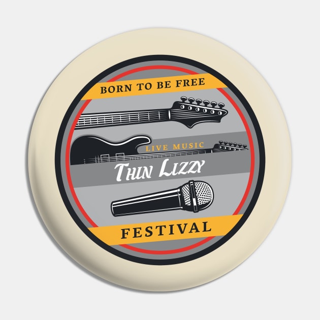 Born to be free live music thin lizzy Pin by PROALITY PROJECT