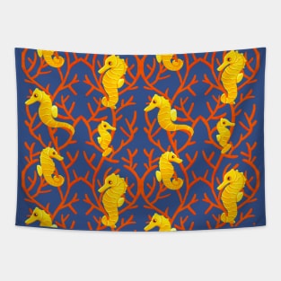 Sea horse pattern Tapestry